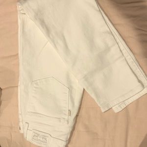 Levi white skinny jeans